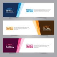 Vector abstract design web banner template. Web Design Elements - Header Design. Abstract geometric web banner template on grey background. modern banner.