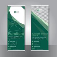 Business banner roll up set standee banner. modern banner. template. vector