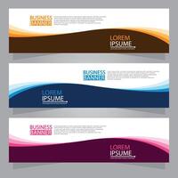 Vector abstract design web banner template. Web Design Elements - Header Design. Abstract geometric web banner template on grey background.