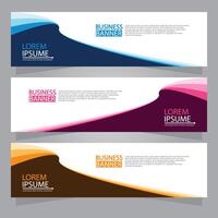 Vector abstract design web banner template. Web Design Elements - Header Design. Abstract geometric web banner template on grey background.