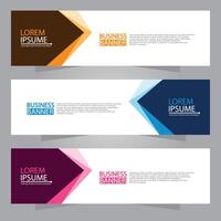 Vector abstract design web banner template. Web Design Elements - Header Design. Abstract geometric web banner template on grey background. modern banner.