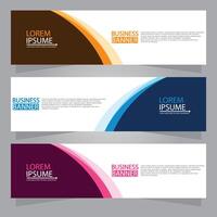 Vector abstract design web banner template. Web Design Elements - Header Design. Abstract geometric web banner template on grey background. modern banner.