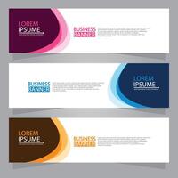 Vector abstract design web banner template. Web Design Elements - Header Design. Abstract geometric web banner template on grey background. modern banner.