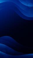 Abstract background dark blue color with wavy lines and gradients is a versatile asset suitable for various design projects such as websites, presentations, print materials, social media posts vector