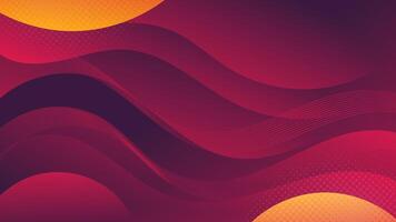 Abstract red orange Background with Wavy Shapes. flowing and curvy shapes. This asset is suitable for website backgrounds, flyers, posters, and digital art projects. vector