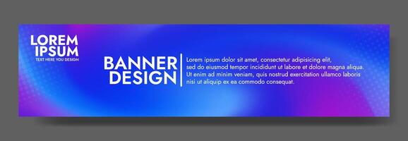 Abstract  blue banner color with a unique wavy design. It is ideal for creating eye catching headers, promotional banners, and graphic elements with a modern and dynamic look. vector