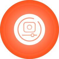 Video Record Circle Vector Icon