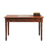 AI generated Writing wooden Table on transparent background PNG image