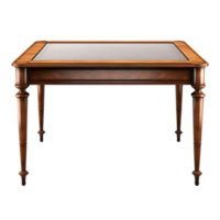 AI generated Writing wooden Table on transparent background PNG image