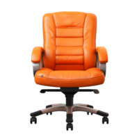 ai généré confortable Bureau chaise sur transparent Contexte png image