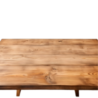 AI generated Close-up Photo of Empty Wooden Table png