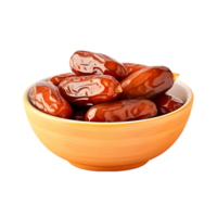 AI generated Chinese Date in Bowl on transparent background PNG image