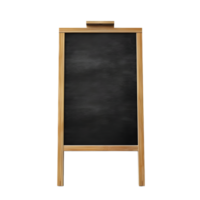 ai généré Vide tableau noir pour enseignement sur transparent Contexte png image