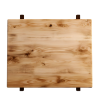 AI generated Wooden Board Sign on transparent background PNG image