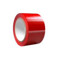 AI generated Production Photography Long Red Tape on transparent background PNG image