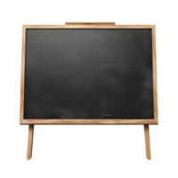 ai généré Vide tableau noir pour enseignement sur transparent Contexte png image