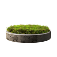 AI generated Circle Ground Soil Ground on transparent background PNG image
