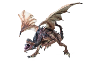 Fantasie Drachen auf isoliert Hintergrund png