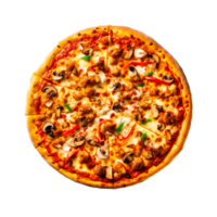 ai généré délicieux Pizza délice avec transparent Contexte png