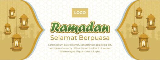 Free beautiful ramadan facebook template vector
