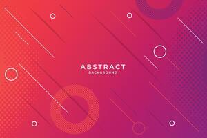 Modern fluid red gradient banner with curve shapes Free Vector