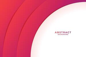 Modern red gradient banner with curve shapes Free Vector