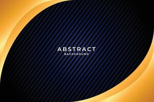 Abstract premium black and gold geometric background Free Vector