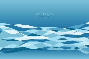 Abstract blue geometric shapes background Free Vector