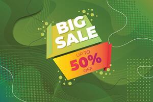 Sale Background design with liquid shape vector