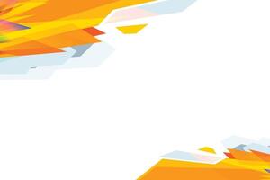 Abstract diagonal background orange and white lines vector