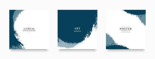 abstract grunge banners for social media post and stories vector