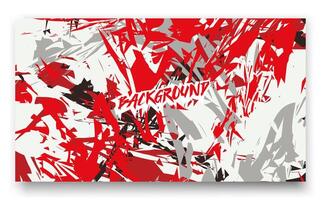 a red and white abstract background vector