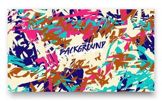 a colorful abstract painting with the wordkaruni vector