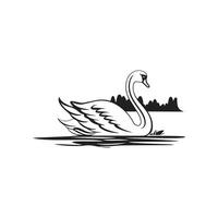 Swan Vector Art, Icons, and Graphics