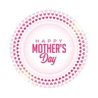 lovely mother day greeting card send mom love and affection vector