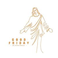 good friday religious background for christian themed project vector