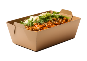 AI generated Editable Food Box Design png