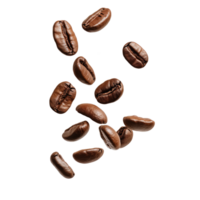 ai generado que cae café frijoles png