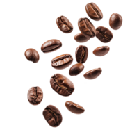 ai genererad faller kaffe bönor png