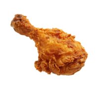 AI generated Fried chicken leg Isolated png