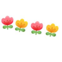 cute flowers in spring png