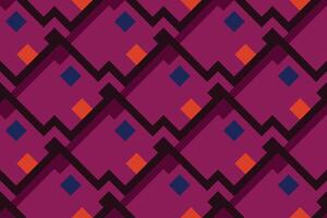 geometric seamless pattern with purple color vector