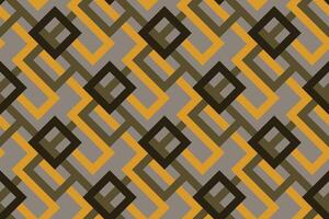 geometric seamless pattern background with vintage green, black and yellow color vector