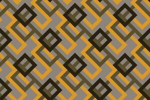 geometric seamless pattern background with vintage green, black and yellow color vector