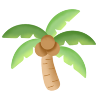 cute coconut tree png