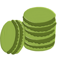 ljuv matcha macarons png