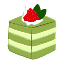 matcha toetje doos png