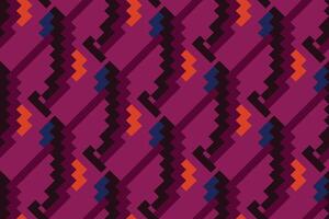 geometric seamless pattern with purple color vector