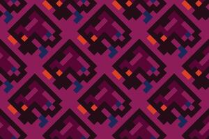 geometric seamless pattern with purple color vector