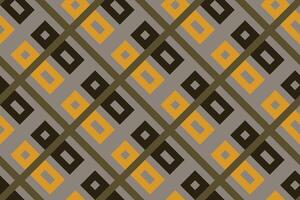 geometric seamless pattern background with vintage green, black and yellow color vector